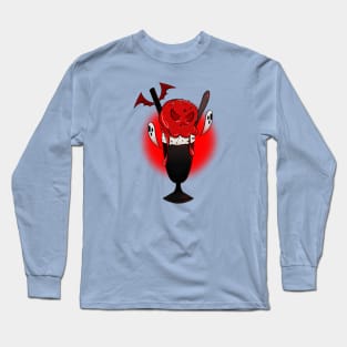 Skullshake anyone? (Red and black) Long Sleeve T-Shirt